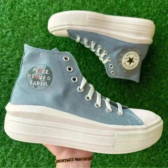Converse Shoes - Converse Chuck Taylor Move Hi Cocoon Blue